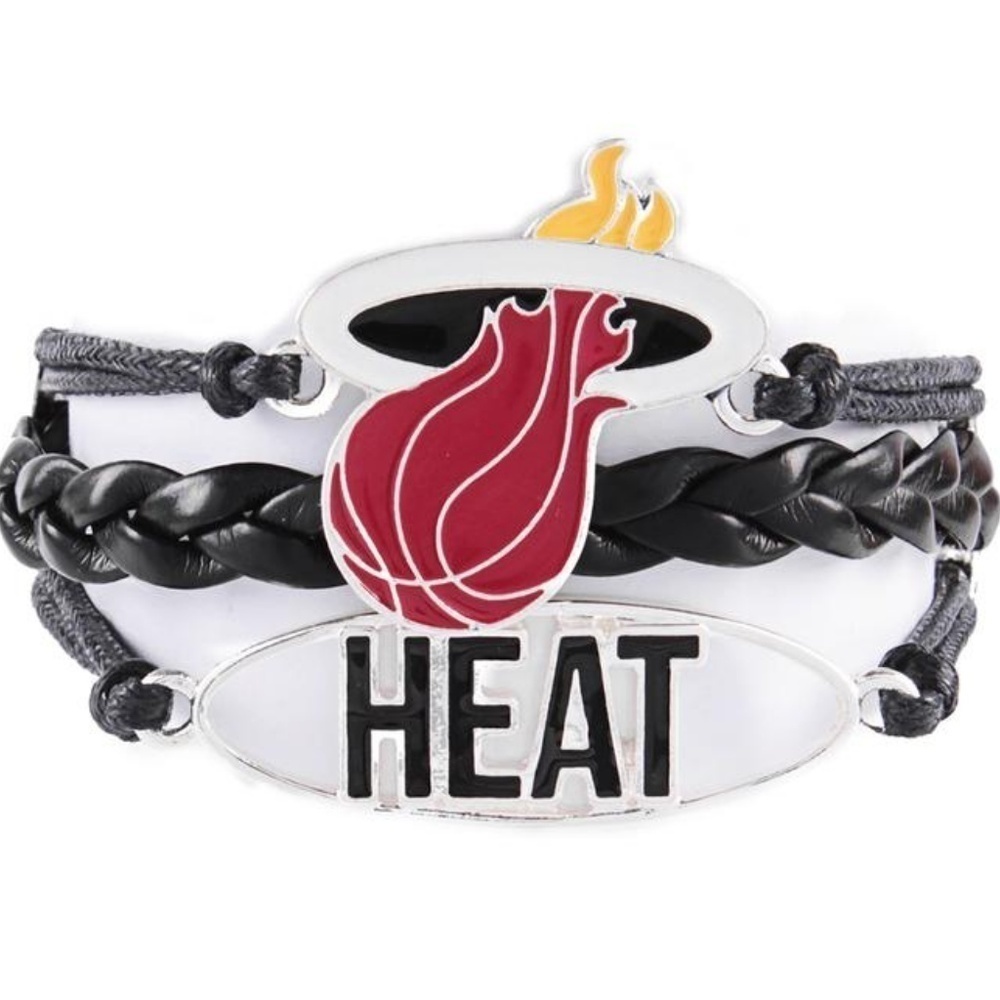 New In‎ Box - Miami Heat Rope Bracelet - Picture 2 of 4
